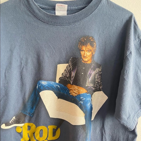 2008 Rod Stewart  North American tour t-shirt - Picture 3 of 4